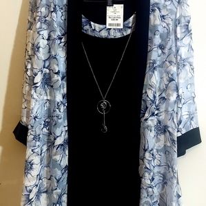 2pcs Dress Set with Necklace